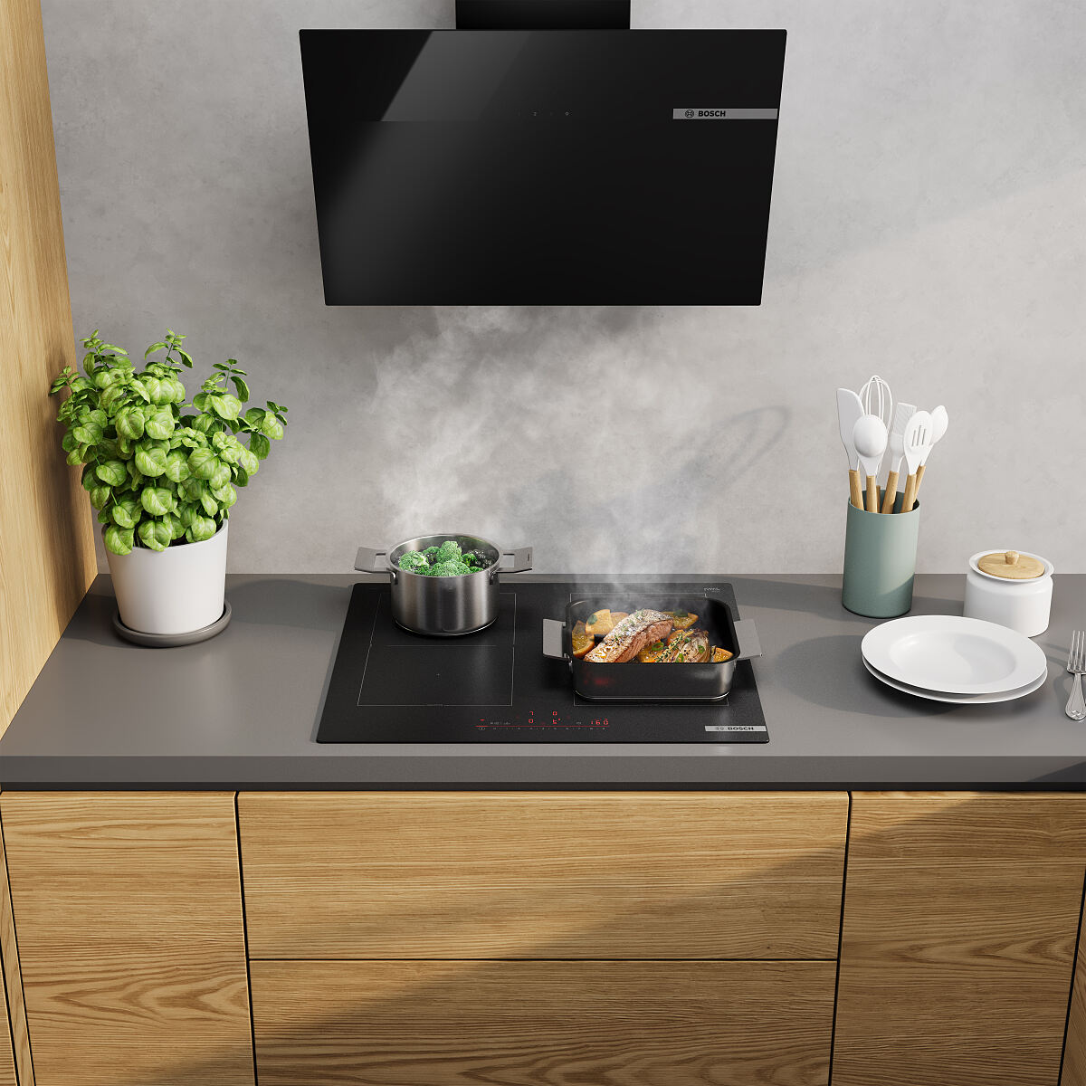 Matte Produktvielfalt für moderne Küchen: Die Bosch Matt Range umfasst jetzt weitere Produktbereiche und Preisklassen