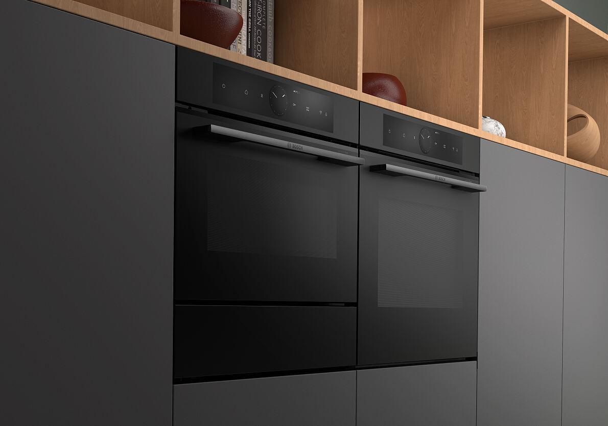 Die Premium-Backöfen der Serie 8 von Bosch mit neuem Design und Feature-Update