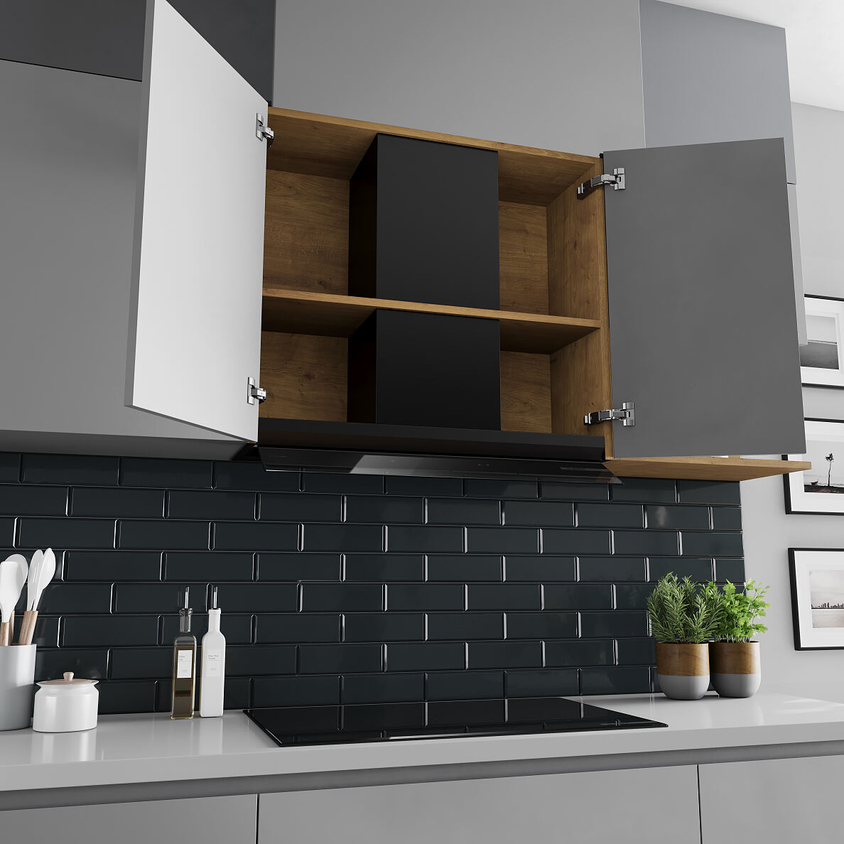 Die neuen integrierten Designhauben von Bosch bieten volle Power und bescheidene Eleganz