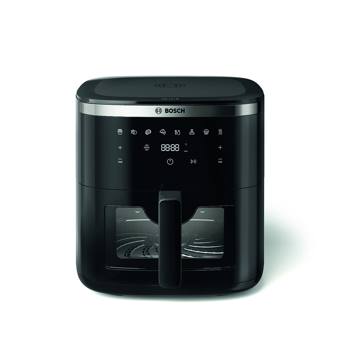 Einfach schneller. Schneller knusprig. Die neuen Bosch Air Fryer helfen, wenn in der Küche die Zeit drängt